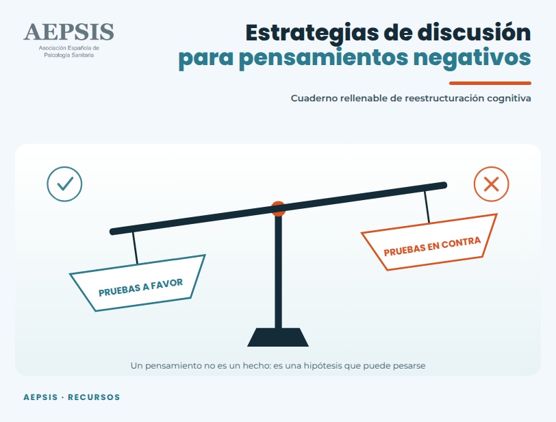 Discusión de pensamientos negativos