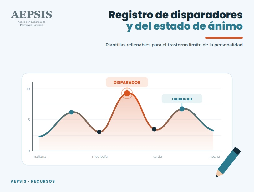 Registro de disparadores y del estado de ánimo en TLP