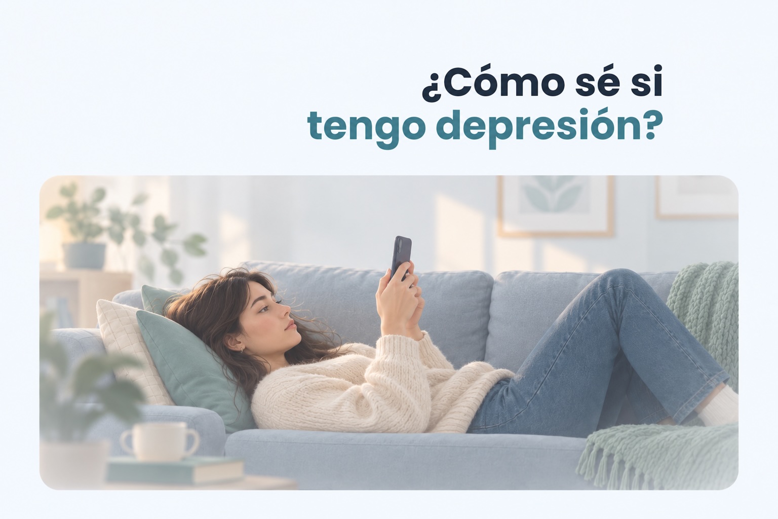 ¿Cómo sé si tengo depresión?