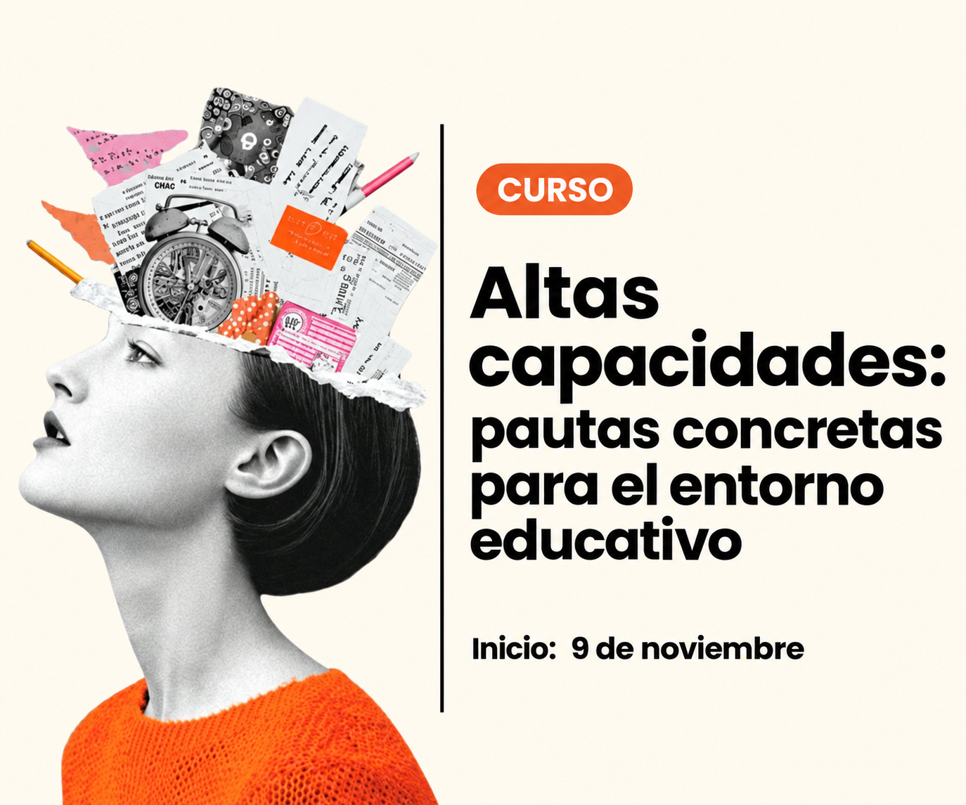 Altas capacidades en el entorno educativo: nuevo curso de AEPSIS en noviembre