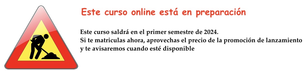 El curso está en preparación