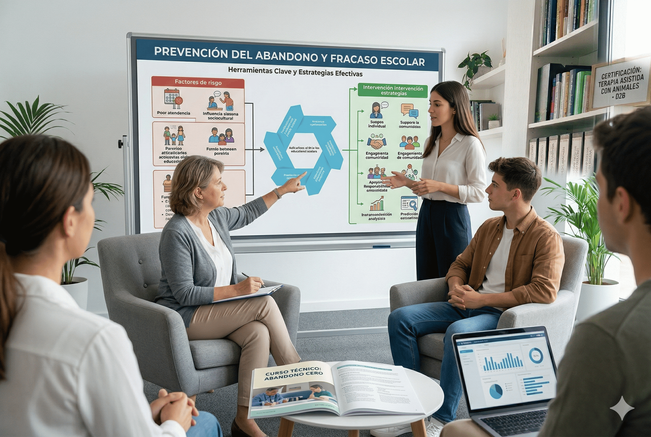 Curso sobre prevención del abandono y fracaso escolar