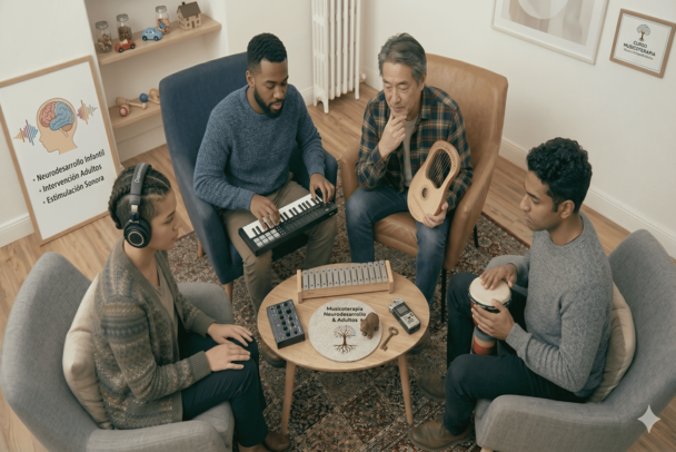 Curso sobre musicoterapia aplicada al neurodesarrollo infantil y a la intervención en adultos