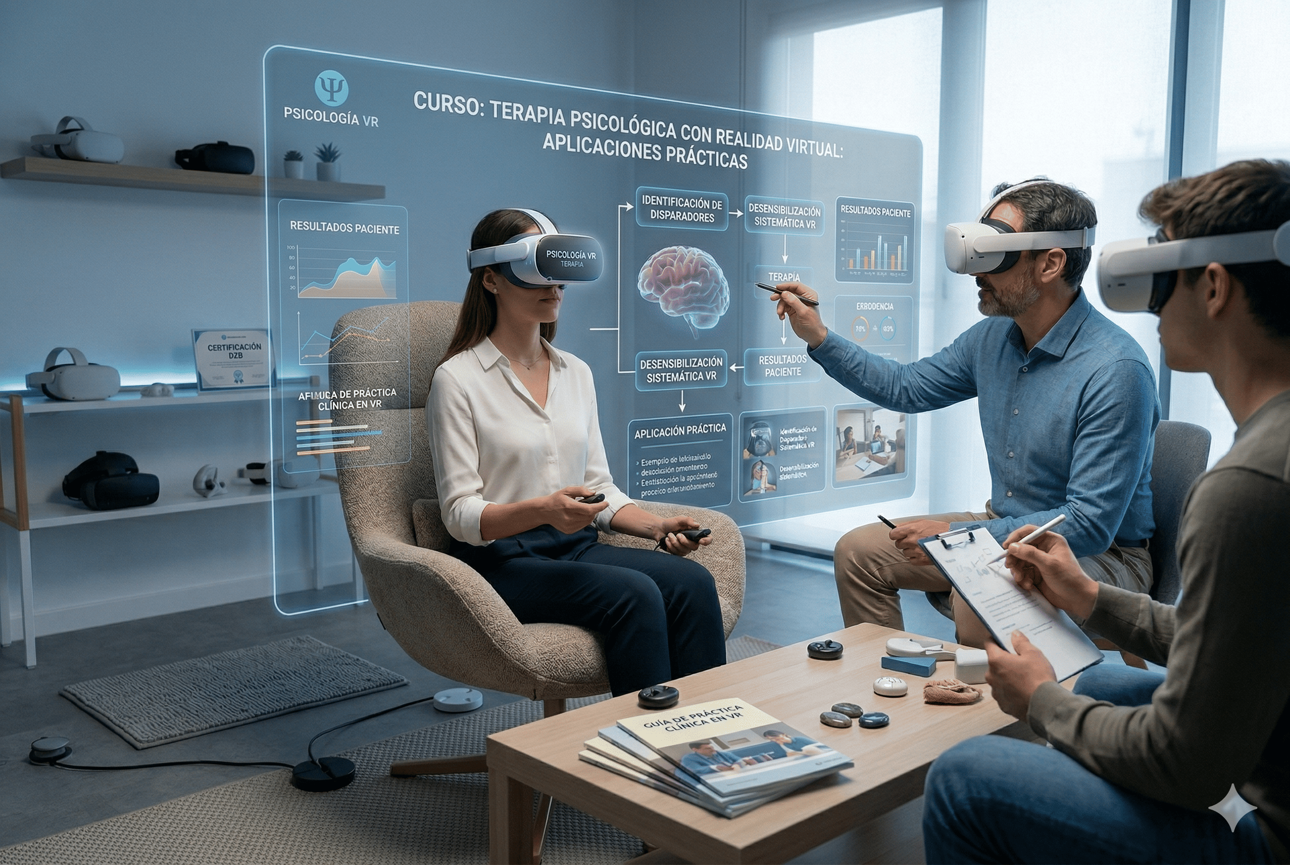 Curso de terapia psicológica con realidad virtual: aplicacaciones prácticas