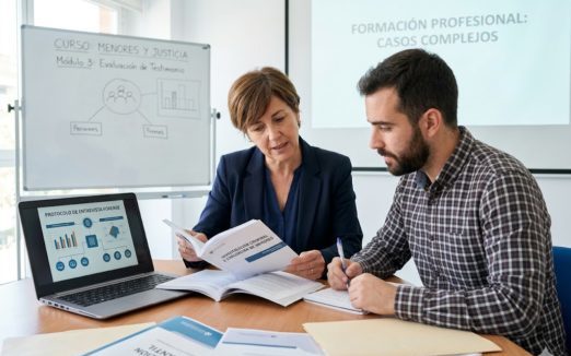 Curso sobre evaluación e investigación criminal en casos que involucran niñas, niños y adolescentes.