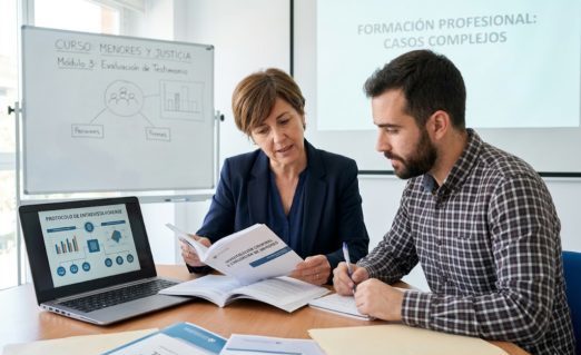Curso sobre evaluación e investigación criminal en casos que involucran niñas, niños y adolescentes.